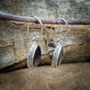 Sterling Silver and Abalone Teardrop Dangle Earrings