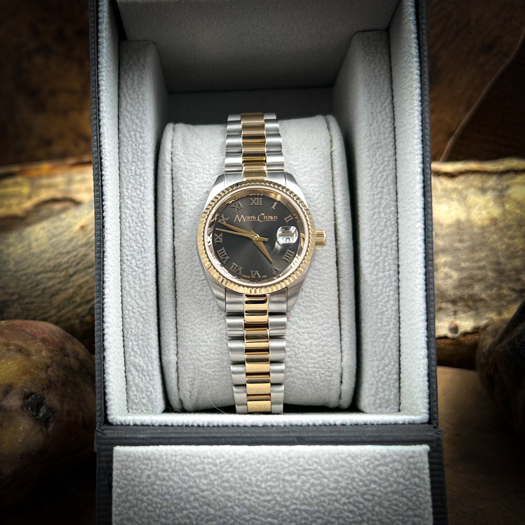 Morris & Co. Indigo Rose Gold Strawberry Thief Watch – August Berg